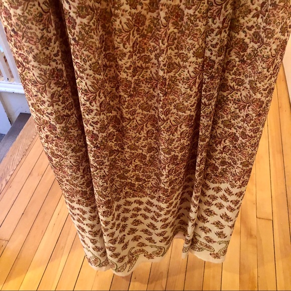 NWOT Beautiful Boho High-waisted Floral Maxi Skirt - Picture 7 of 7